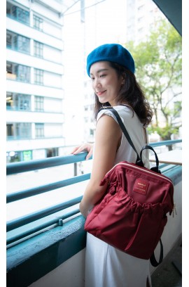 KnK ISA Mini Backpack- Wine Red